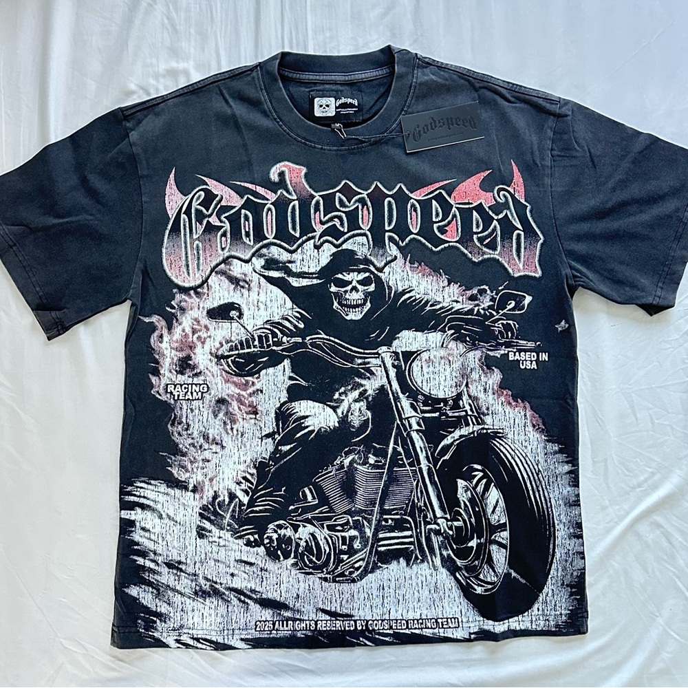 Godspeed Skull Rider T-Shirt